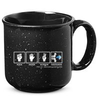 Rock Paper Scissor Hadouken Always Wins 15oz Campfire Ceramic Mug