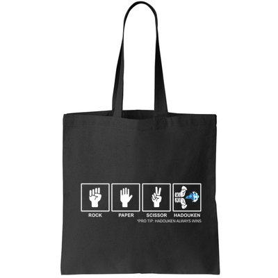 Rock Paper Scissor Hadouken Always Wins Bag
