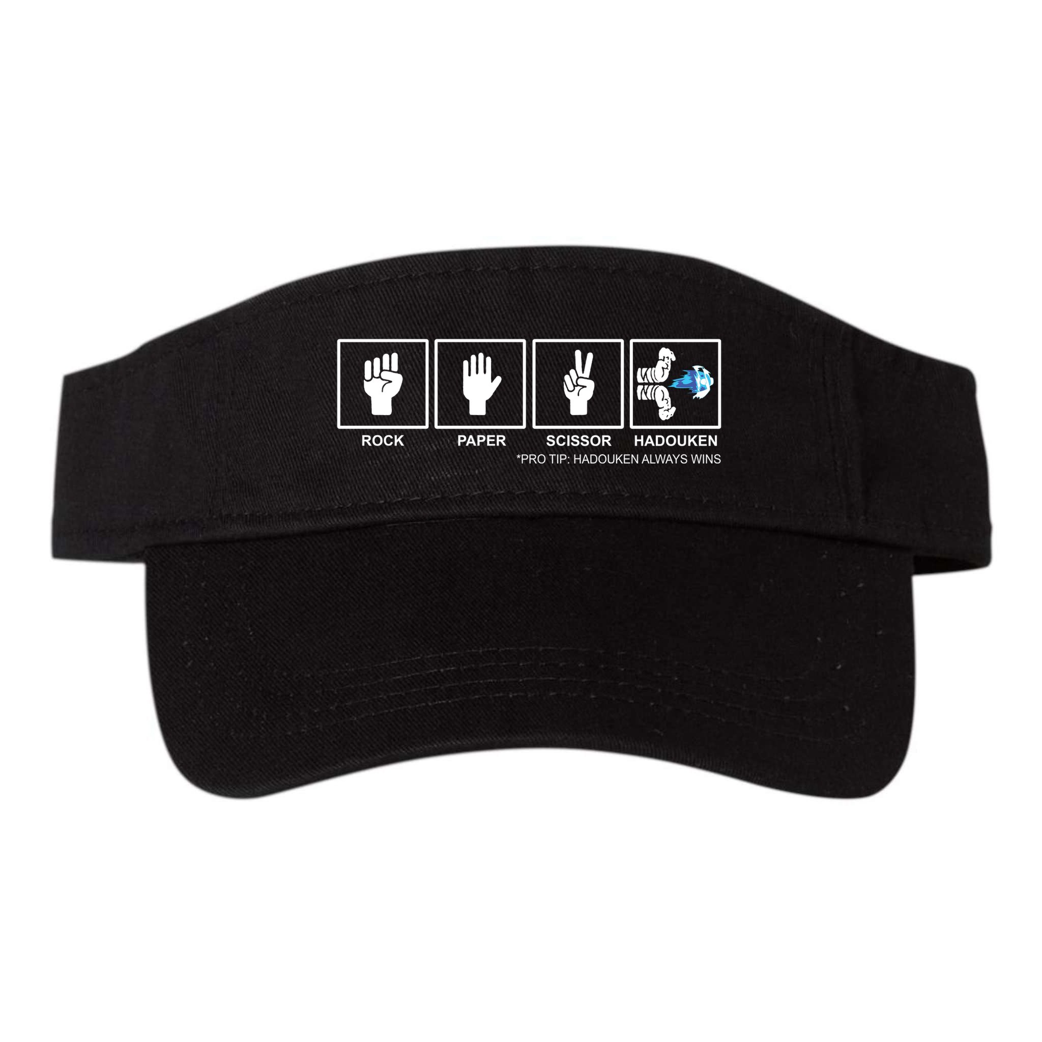 Rock Paper Scissor Hadouken Always Wins Visor
