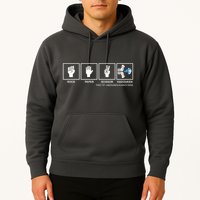Rock Paper Scissor Hadouken Always Wins Hoodie