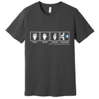 Rock Paper Scissor Hadouken Always Wins Premium T-Shirt