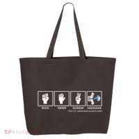 Rock Paper Scissor Hadouken Always Wins 25L Jumbo Tote