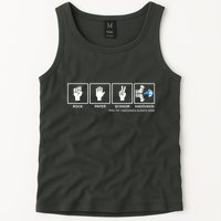 Rock Paper Scissor Hadouken Always Wins Tank Top