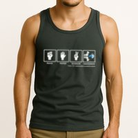 Rock Paper Scissor Hadouken Always Wins Tank Top