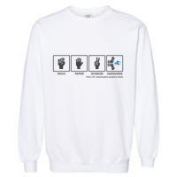 Rock Paper Scissor Hadouken Always Wins Garment-Dyed Sweatshirt