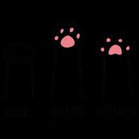 Rock Paper Scissors Cat Paws 16oz Travel Tumbler