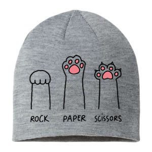 Rock Paper Scissors Cat Paws Sustainable Beanie