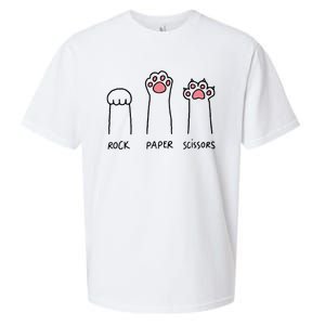 Rock Paper Scissors Cat Paws Sueded Cloud Jersey T-Shirt