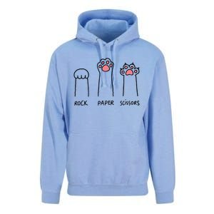 Rock Paper Scissors Cat Paws Unisex Surf Hoodie