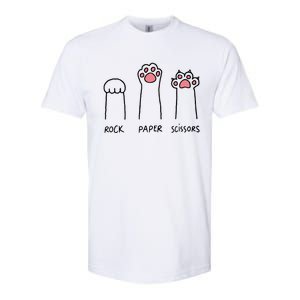 Rock Paper Scissors Cat Paws Softstyle CVC T-Shirt