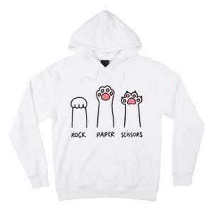 Rock Paper Scissors Cat Paws Hoodie