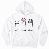 Rock Paper Scissors Cat Paws Hoodie