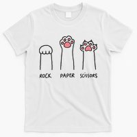 Rock Paper Scissors Cat Paws T-Shirt