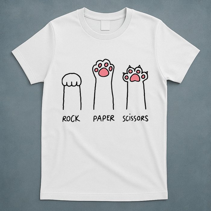 Rock Paper Scissors Cat Paws T-Shirt