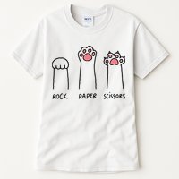 Rock Paper Scissors Cat Paws Tall T-Shirt