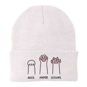 Rock Paper Scissors Cat Paws Knit Cap Winter Beanie