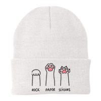 Rock Paper Scissors Cat Paws Beanie