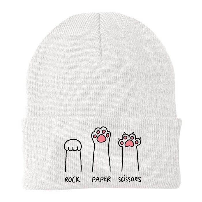 Rock Paper Scissors Cat Paws Beanie