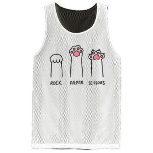 Rock Paper Scissors Cat Paws Mesh Reversible Basketball Jersey Tank