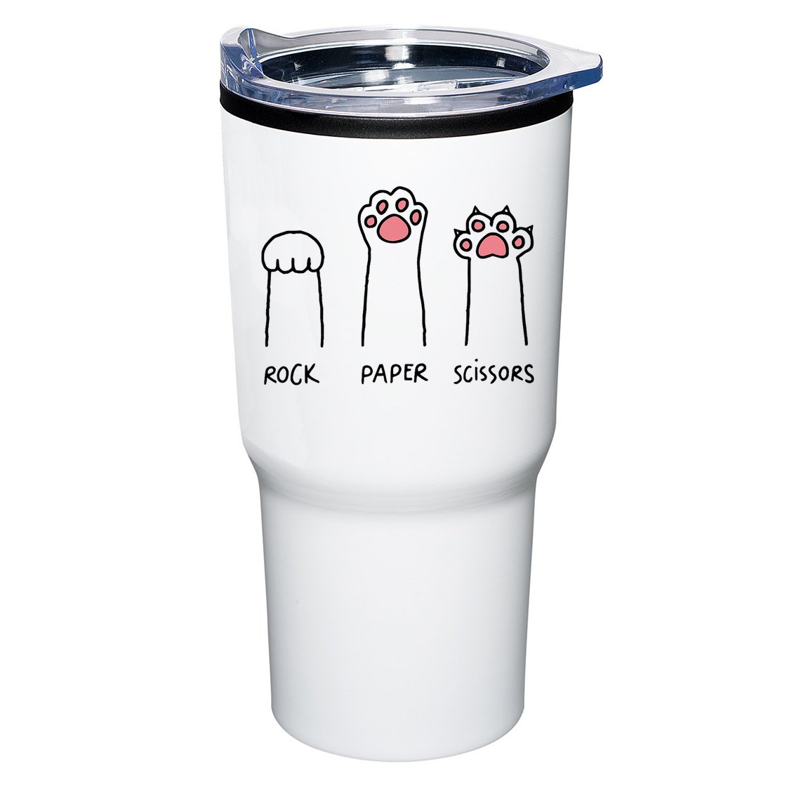 Rock Paper Scissors Cat Paws Tumbler