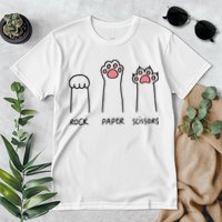 Rock Paper Scissors Cat Paws Premium T-Shirt