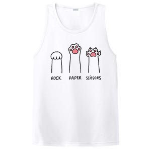 Rock Paper Scissors Cat Paws PosiCharge Competitor Tank