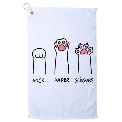 Rock Paper Scissors Cat Paws Golf Towel