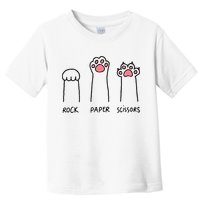 Rock Paper Scissors Cat Paws Toddler T-Shirt