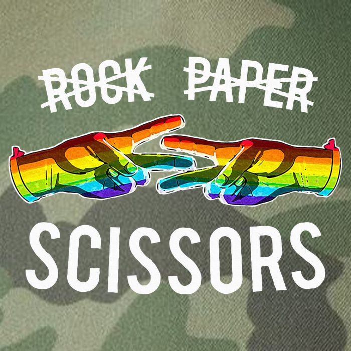 Rock Paper Scissors Lesbian Pride Rainbow Lgbt Legacy Tie Dye Trucker Hat