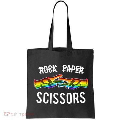 Rock Paper Scissors Lesbian Pride Rainbow Lgbt Bag