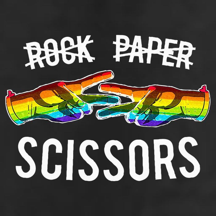 Rock Paper Scissors Lesbian Pride Rainbow Lgbt Golf Towel