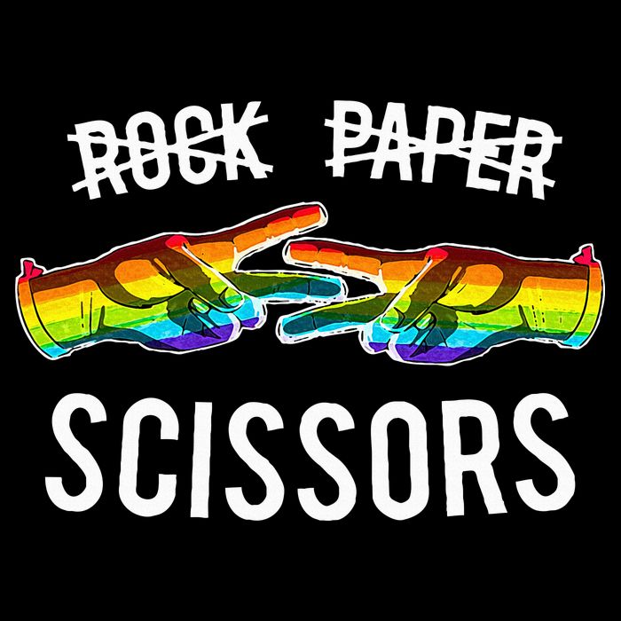 Rock Paper Scissors Lesbian Pride Rainbow Lgbt Wool Snapback Cap
