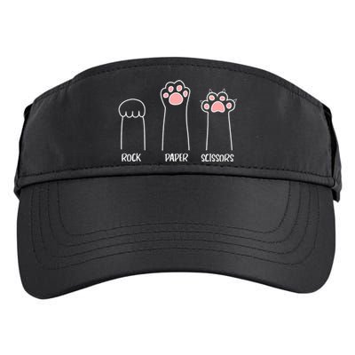 Rock Paper Scissors Hand Game Cute Paw Funny Cat Adult Drive Performance Visor