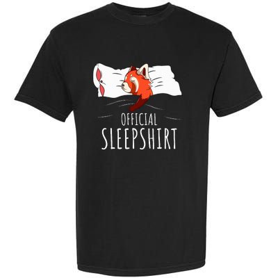 Red Panda Sleepshirt Garment-Dyed Heavyweight T-Shirt