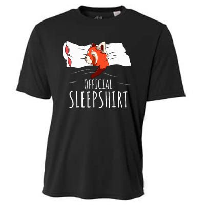 Red Panda Sleepshirt Cooling Performance Crew T-Shirt