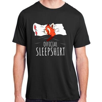 Red Panda Sleepshirt Adult ChromaSoft Performance T-Shirt