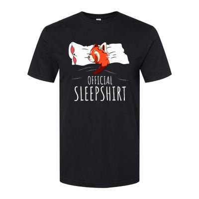 Red Panda Sleepshirt Softstyle CVC T-Shirt