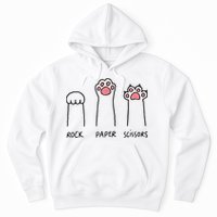 Rock Paper Scissors Cat Paws Hoodie
