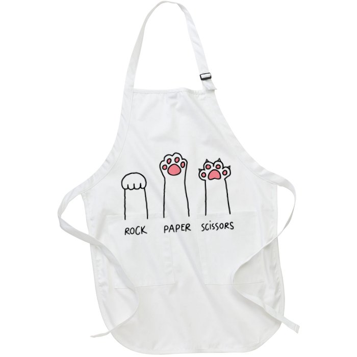 Rock Paper Scissors Cat Paws Apron
