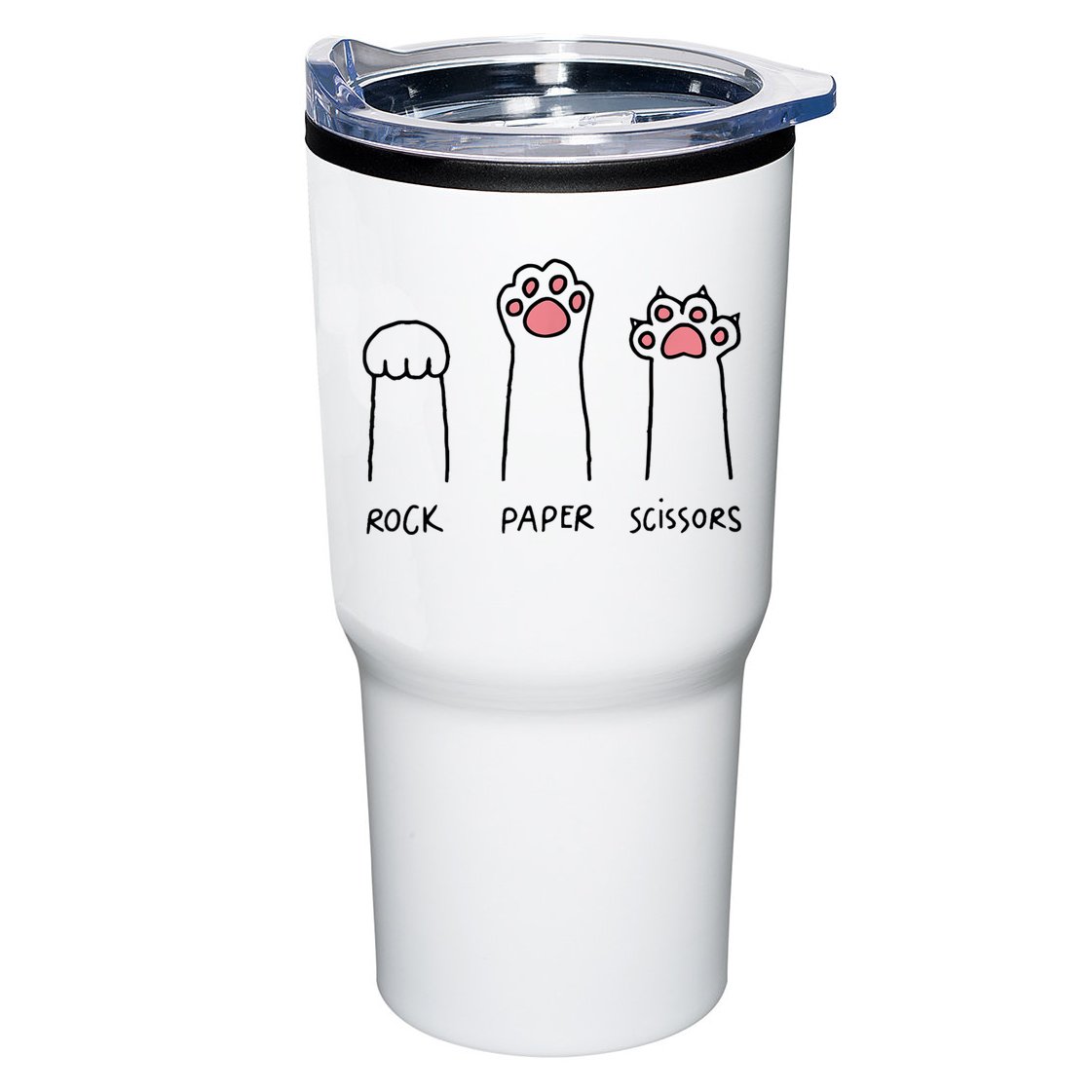 Rock Paper Scissors Cat Paws Tumbler