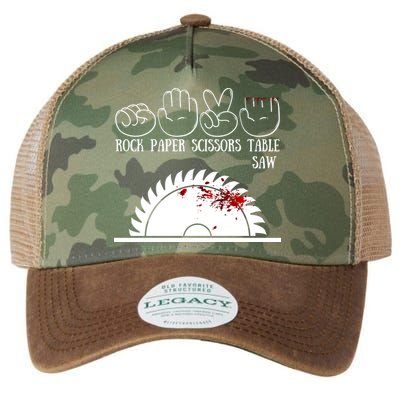 Rock Paper Scissors Table Saw Legacy Tie Dye Trucker Hat