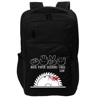Rock Paper Scissors Table Saw Impact Tech Backpack