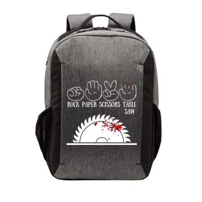 Rock Paper Scissors Table Saw Vector Backpack