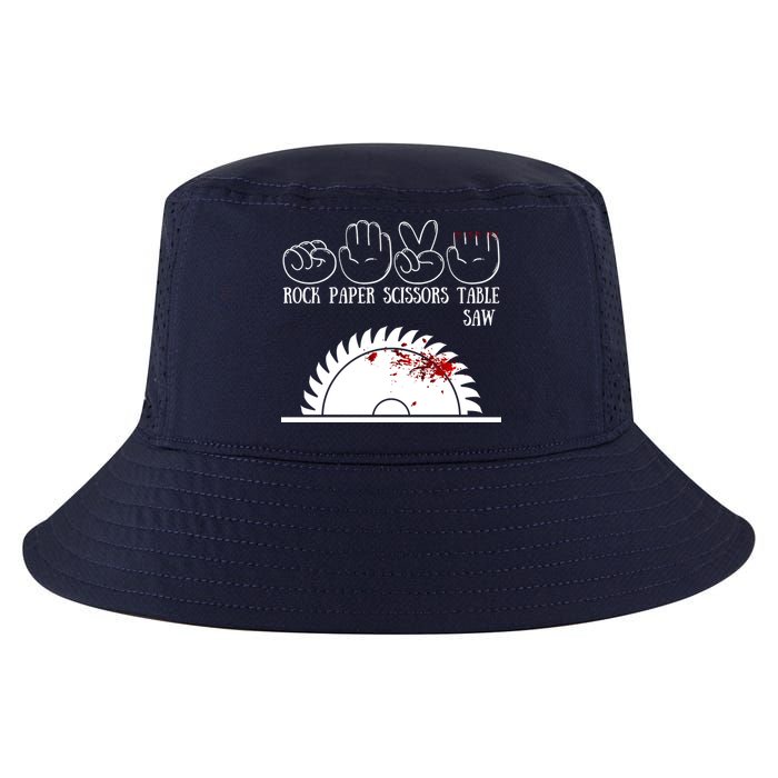 Rock Paper Scissors Table Saw Cool Comfort Performance Bucket Hat