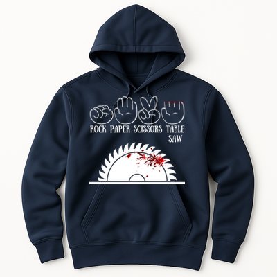 Rock Paper Scissors Table Saw Hoodie