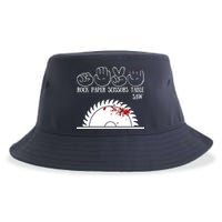Rock Paper Scissors Table Saw Sustainable Bucket Hat