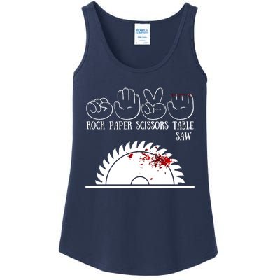 Rock Paper Scissors Table Saw Ladies Essential Tank