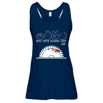 Rock Paper Scissors Table Saw Ladies Essential Flowy Tank