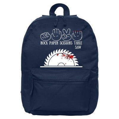 Rock Paper Scissors Table Saw 16 in Basic Backpack
