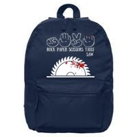 Rock Paper Scissors Table Saw 16 in Basic Backpack